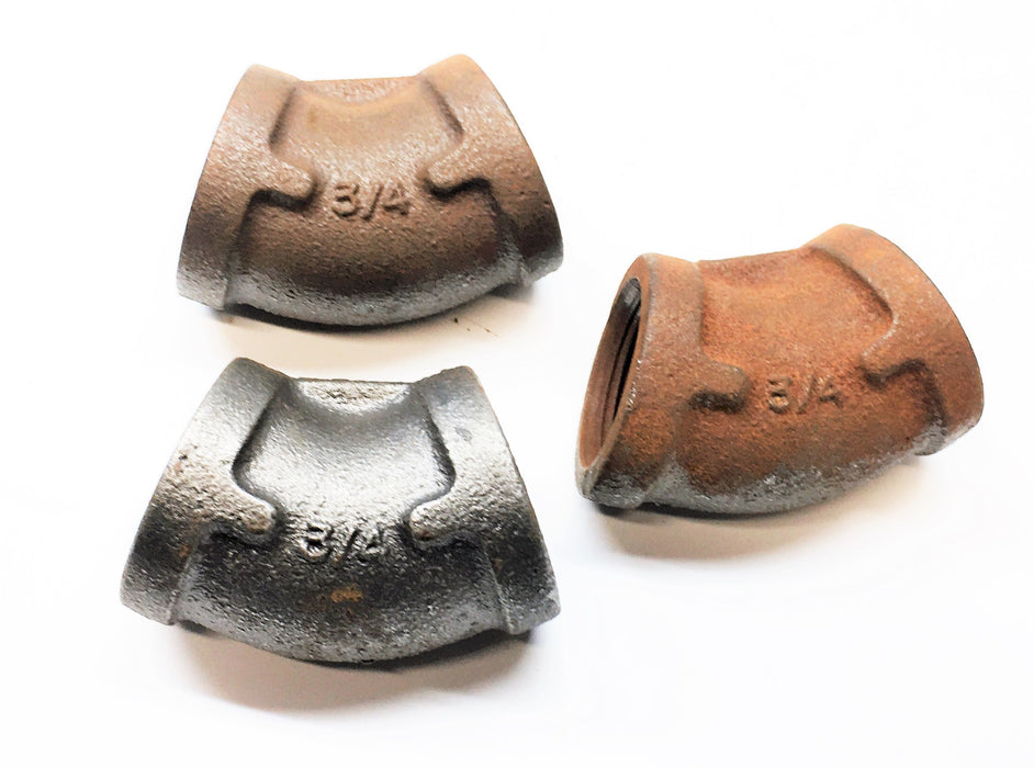 Unbranded 45 Degree Elbow 3/4" Female Pipe Fitting [Lot of 2] NOS