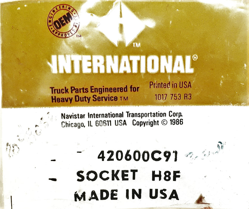 International/Navistar Socket 420600C91 [Lot of 2] NOS