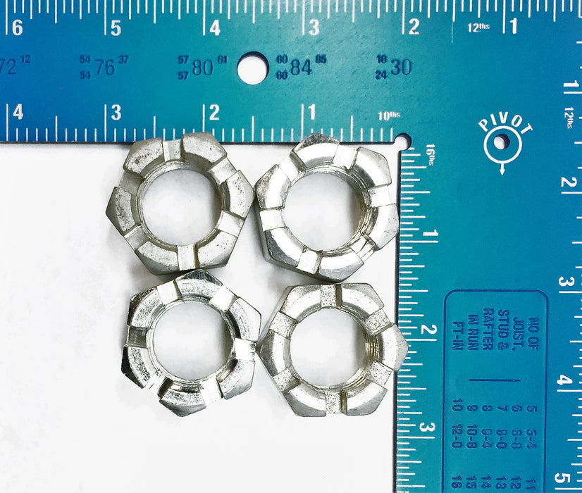 IHC Slotted Hex Nut 427646 [Lot of 4] NOS