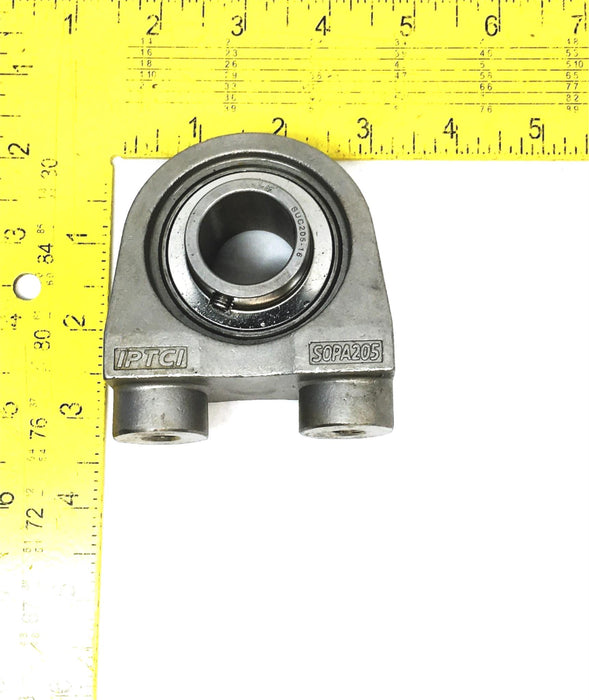 IPTCI Standard Duty Stainless Steel Bearing Pillow Block SOPA205 (SUC20516) USED