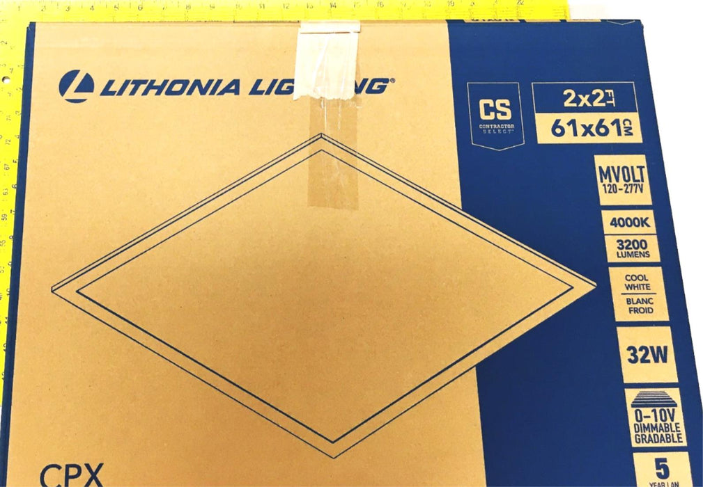 Lithonia Contractor Select 120-227V 4000K 320LM 32W Flat Panel Light 2628EO NOS