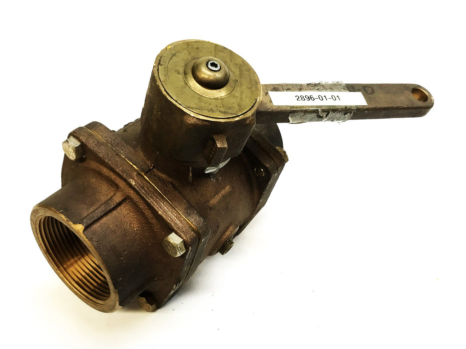 Elkhart Brass 2800 Series 2-1/2" Hydro-Loc Apparatus Valve 2896-01-01 NOS