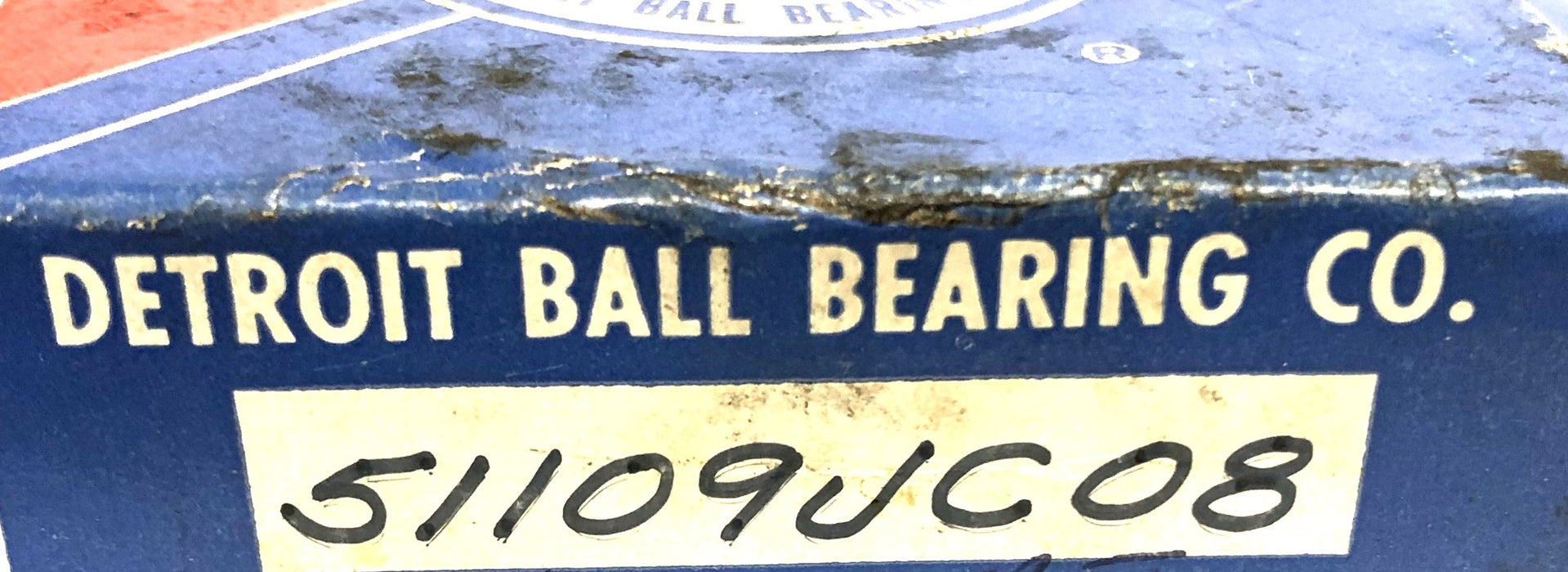 Detroit Ball Bearing Co Thrust Ball Bearing 51109JC08 NOS