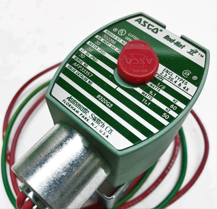 ASCO 1/8" NPT General Purpose Solenoid Valve 8320G3 NOS