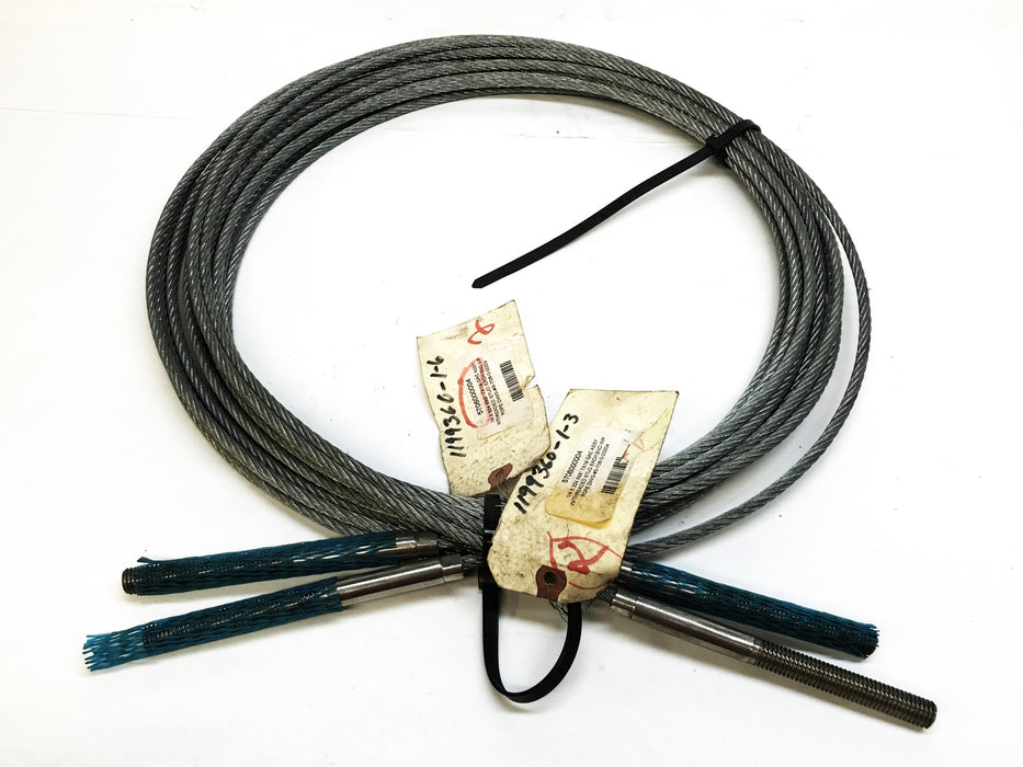 Unbranded 1/4" x 324.688" 7X19 Wire Rope 5706000004 [Lot of 2] NOS