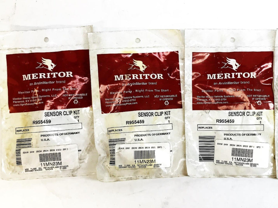 Meritor ABS Senor Clip Kit R955459 [Lot of 3] NOS