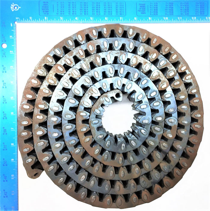 RAMSEY 3-3/4" x 4-1/2" Silent Chain Sprocket 61219 w/ 9' x 3" Track Assembly NOS