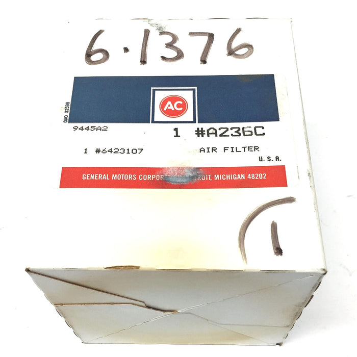 AC Radial Air Filter A236C NOS