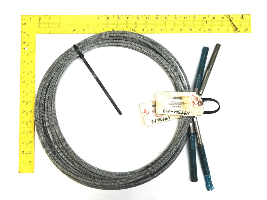 Unbranded 1/4" x 324.688" 7X19 Wire Rope 5706000004 [Lot of 2] NOS
