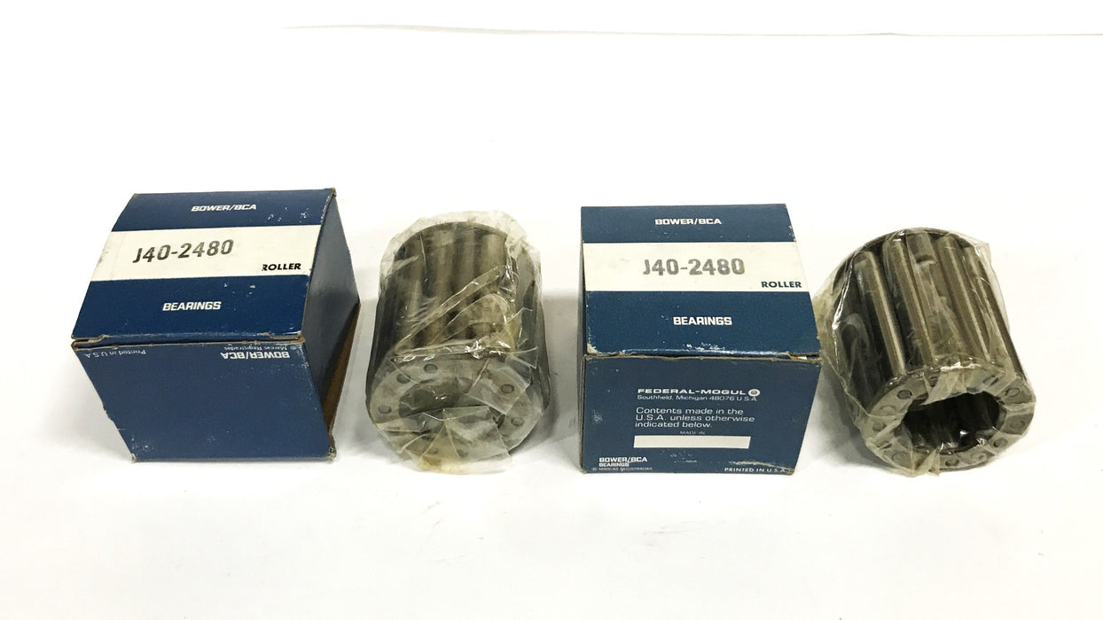 Bower Needle Roller Bearing J40-2480 [Lot of 2] NOS