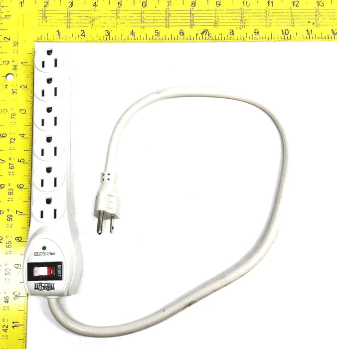 Tripp-Lite 180W 15A 120VAC 6 Outlet Power Strip 2 Ft Cord TLP602 [Lot of 2] USED