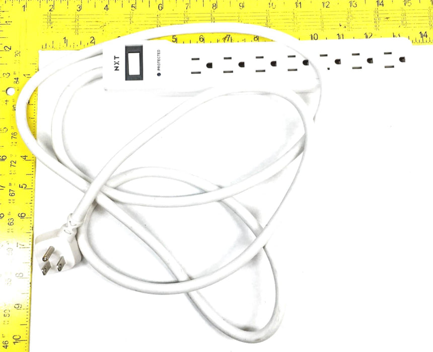 NXT 15A 125VAC 60Hz 7 Outlet Power Strip 6 Ft Cord NX54316 [Lot of 2] USED