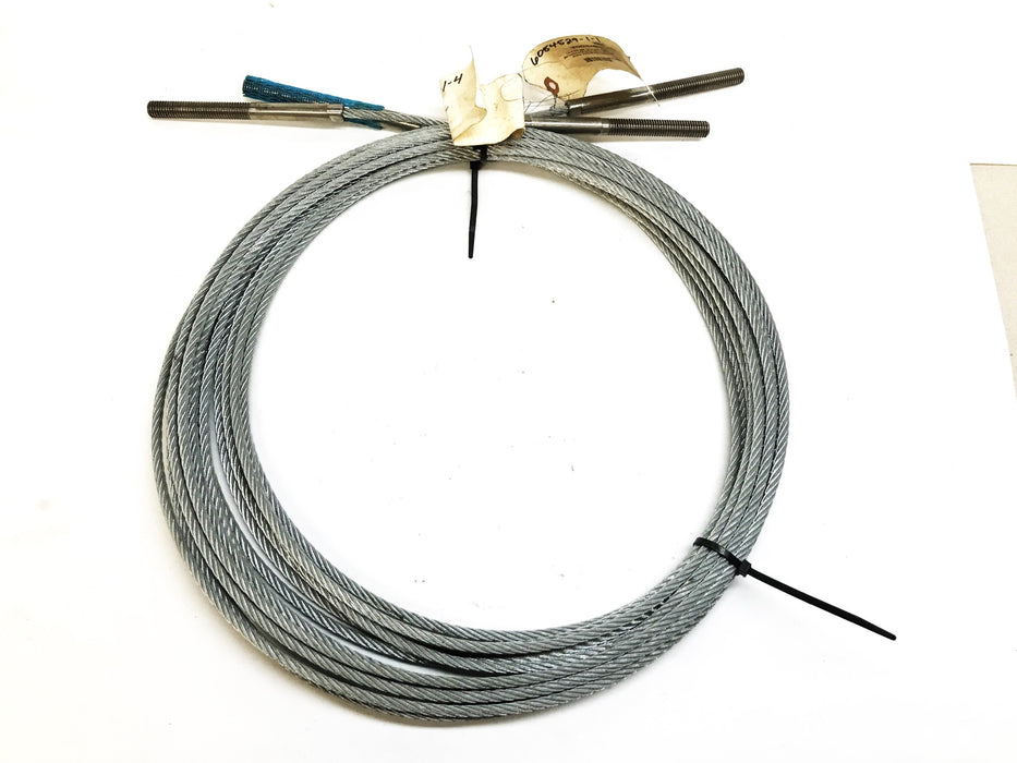 Unbranded 1/4" x 334.688" 7X19 Wire Rope 5706000003 [Lot of 2] NOS