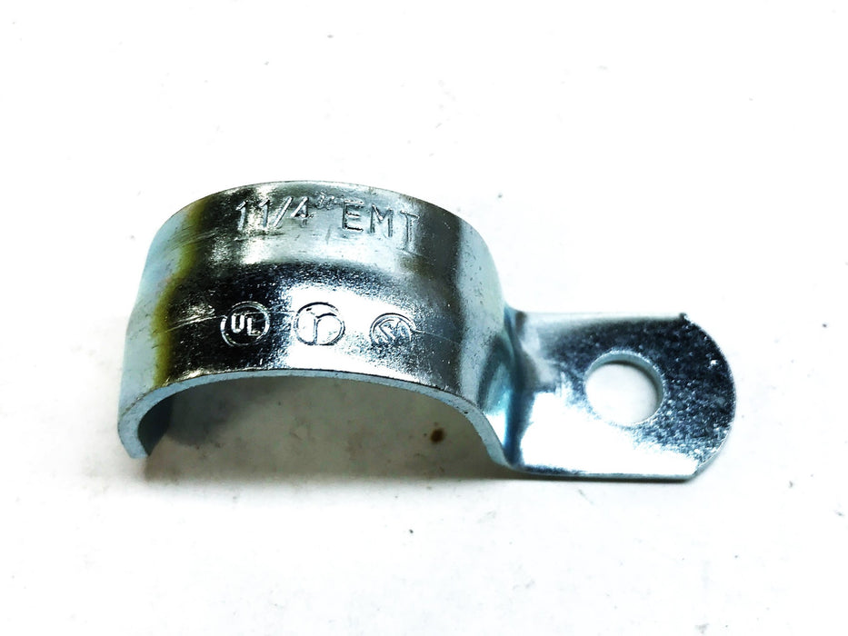 EGS/Neer 1-Hole Plated Stamped Steel 1-1/4"Strap 1904 [Lot of 10] NOS