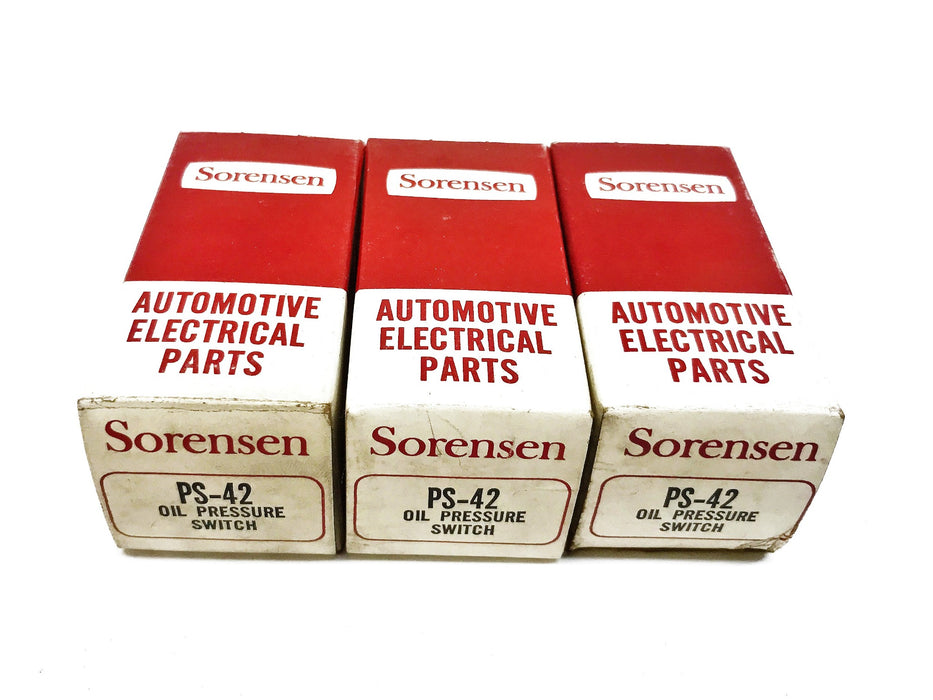 Sorensen Oil Pressure Switch PS-42 [Lot of 3] NOS