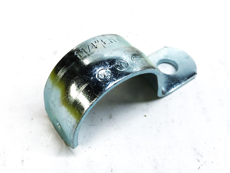 EGS/Neer 1-Hole Plated Stamped Steel 1-1/4"Strap 1904 [Lot of 10] NOS