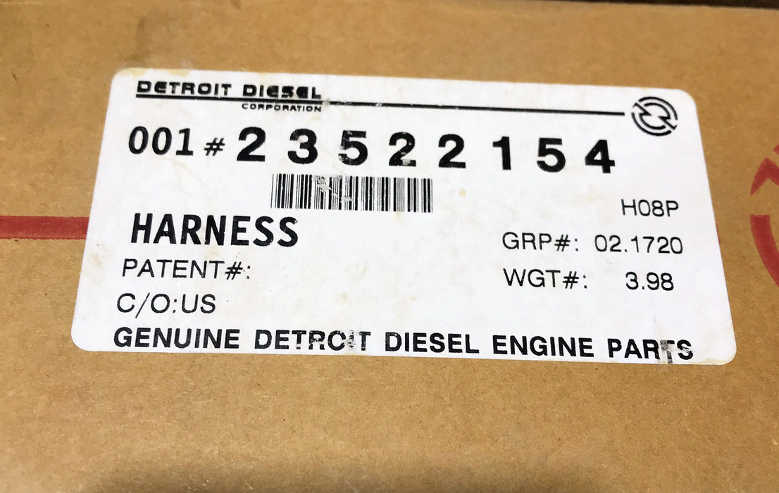 Detroit Diesel Wiring Harness Assembly 23522154 NOS
