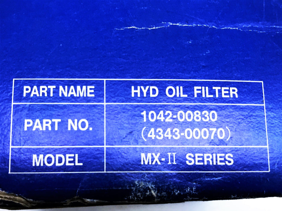 Volvo OEM Hydraulic Oil Filter 1042-00830 NOS