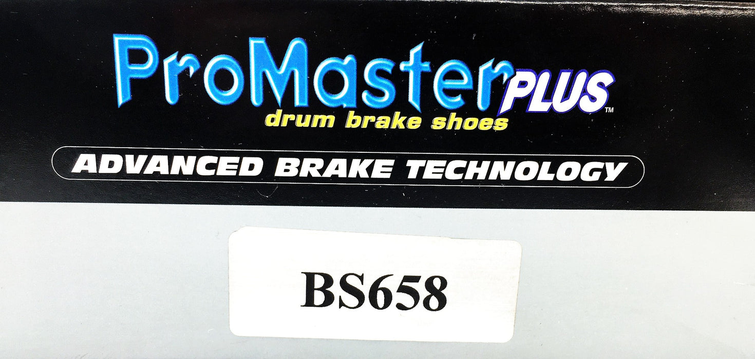 ProMaster Plus 4 Piece Set Drum Brake Shoes BS658 NOS