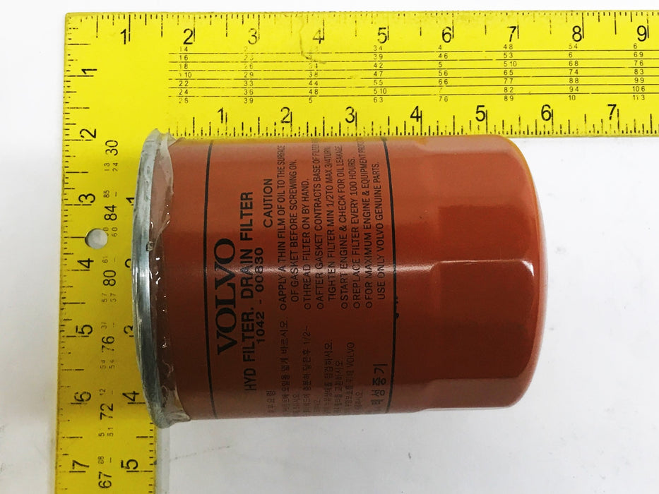 Volvo OEM Hydraulic Oil Filter 1042-00830 NOS