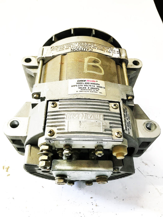 Leece-Neville Alternator Modified for Dual Alternator System A0014992PA NOS