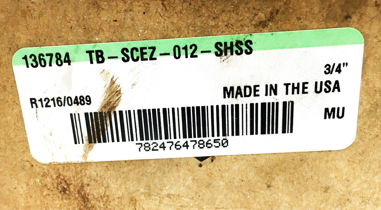 Dodge 3/4 Inch TB-SCEZ-012-SHSS Bearing Insert 136784 NOS