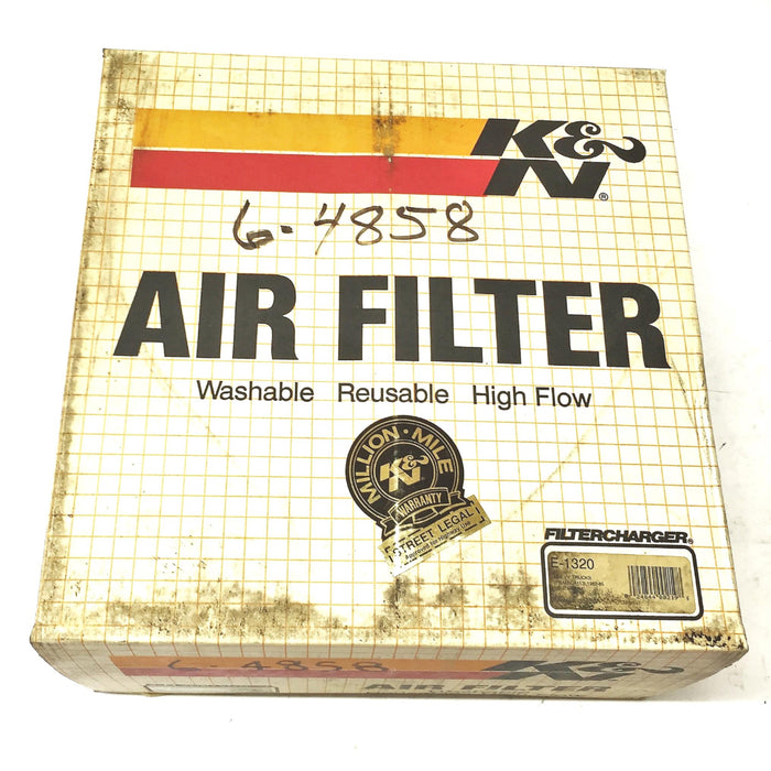 K&N Washable Re-Usable Air Filter E-1320 NOS
