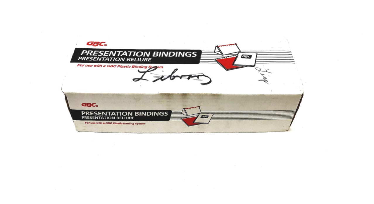 GBC Box of 100 3/8 Inch Binding Combs 4000044 [Lot of 2] NOS