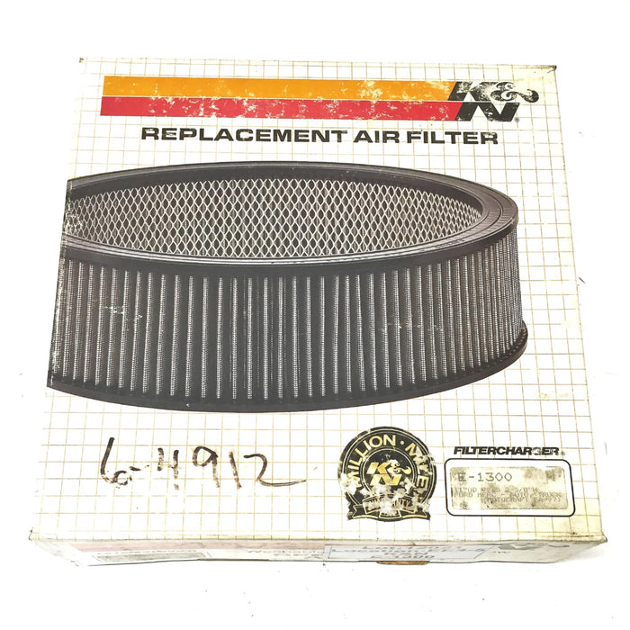 K&N Washable Re-Usable Round Air Filter E-1300 NOS