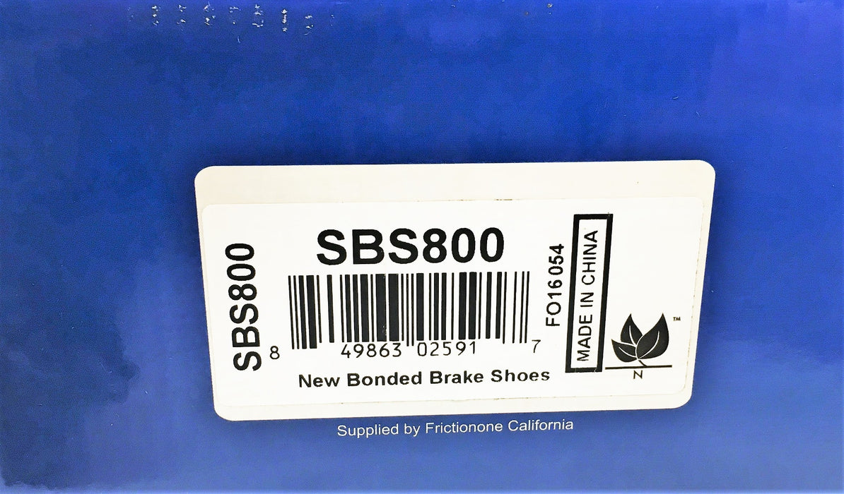 EVS 4 Piece Set Bonded Brake Shoes SBS800 NOS