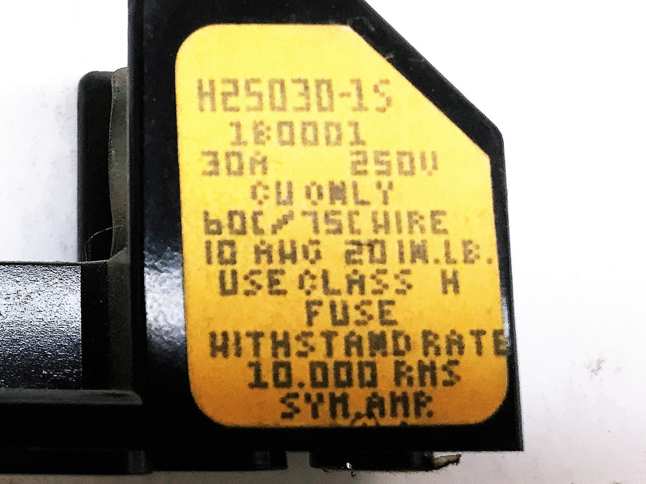 Buss Fuse Holder H25030-1S [Lot of 4] NOS