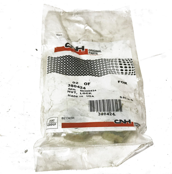 Lock Nut for Case New Holland CNH  380424 [Lot of 2] NOS