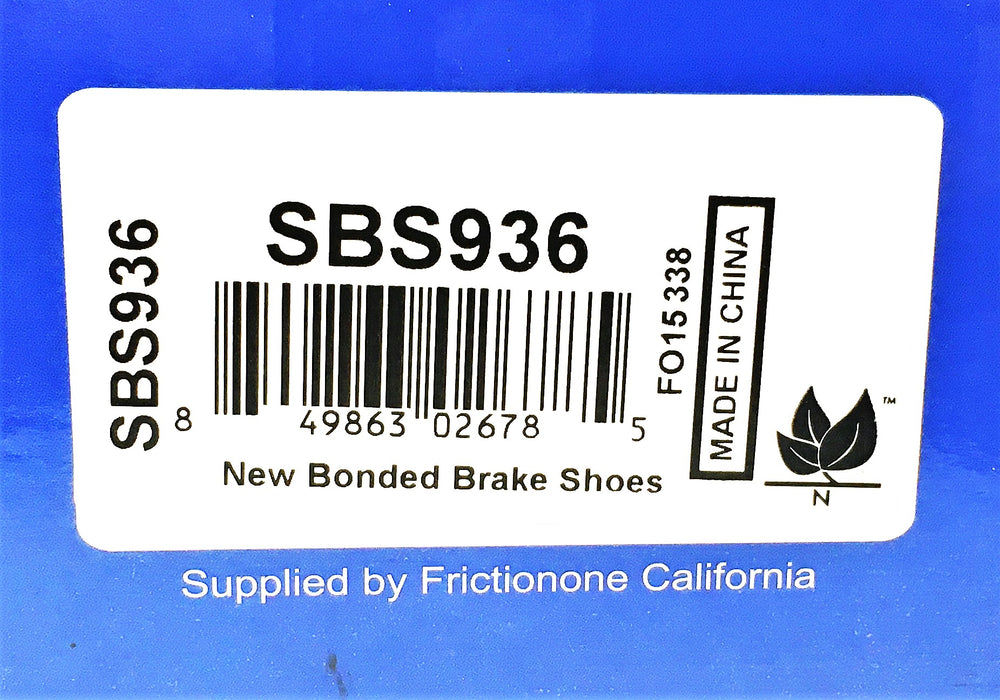 EVS 4 Piece Set Bonded Brake Shoes SBS936 NOS