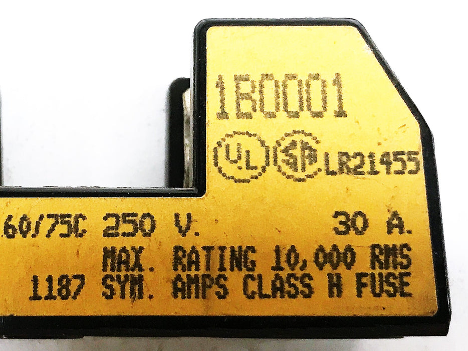 Buss Single Pope Fuse Holder 1B0001  [Lot of 4] NOS