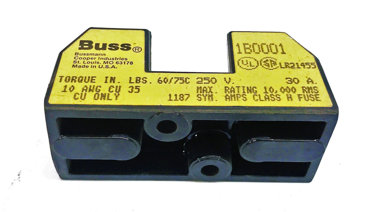 Buss Single Pope Fuse Holder 1B0001  [Lot of 4] NOS