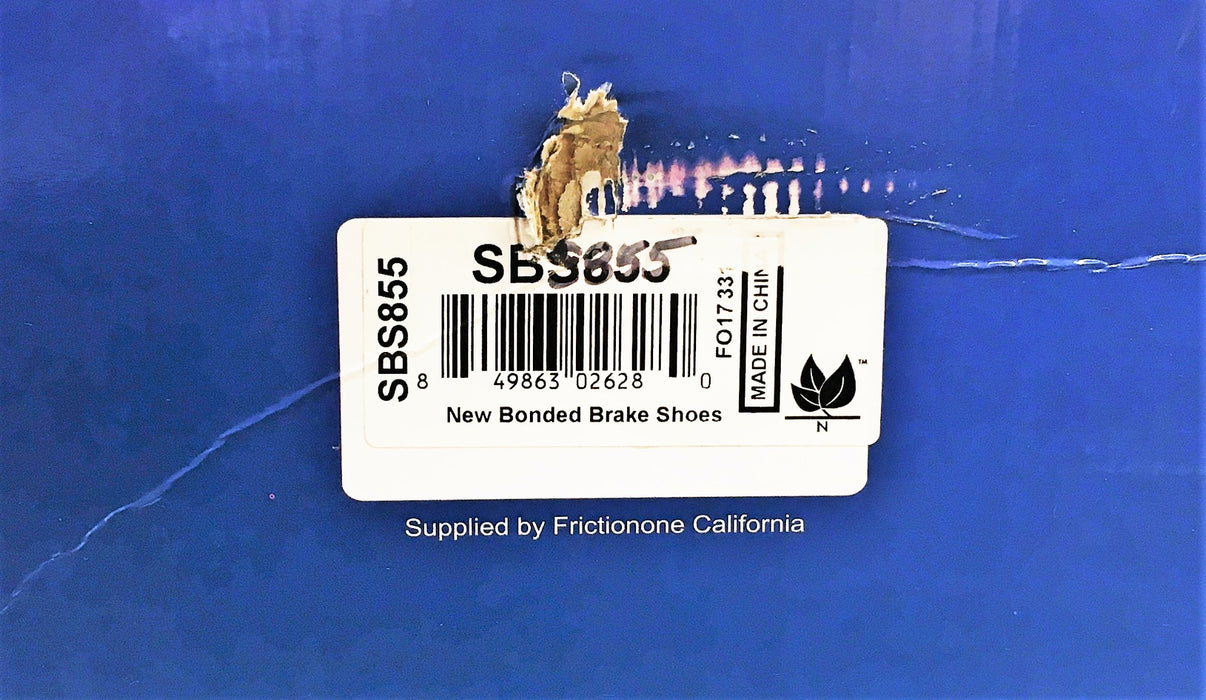 EVS 4 Piece Set Bonded Brake Shoes SBS855 NOS