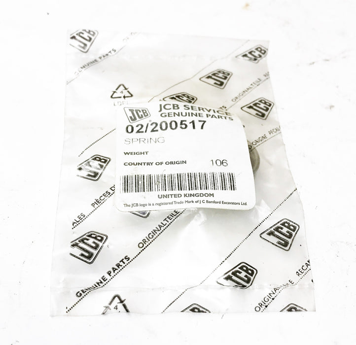 JCB OEM Spring 02/200517 NOS