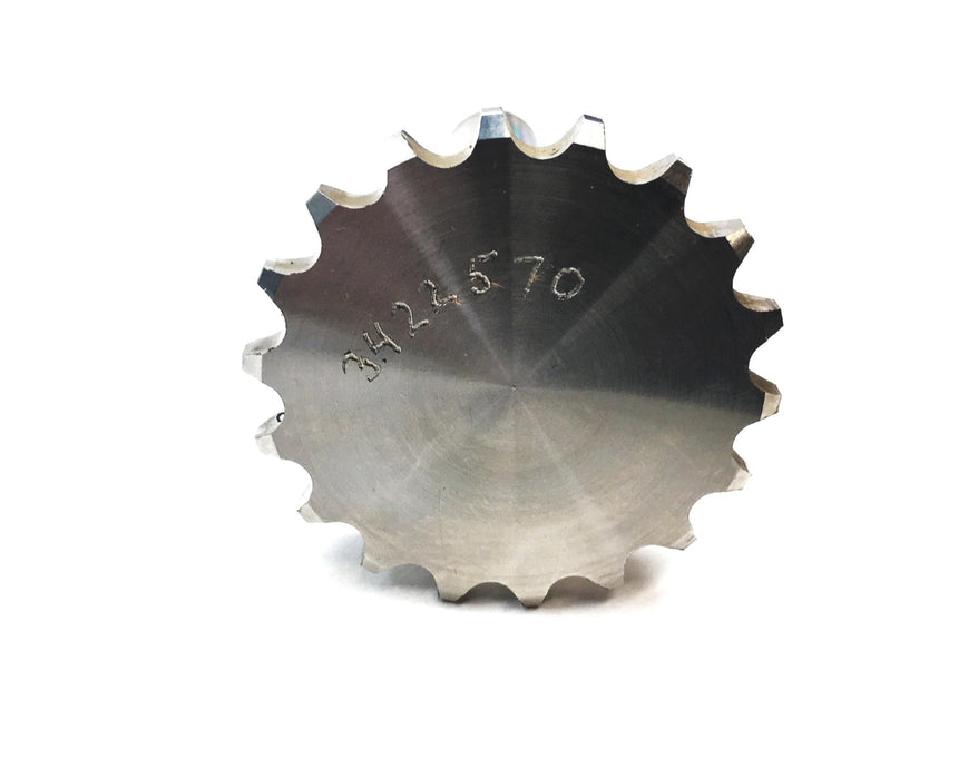 Unbranded 3 Inch 18 Teeth Aluminum Gear With 4-3/4 Inch Output Shaft 3422570 NOS