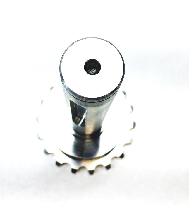 Unbranded 3 Inch 18 Teeth Aluminum Gear With 4-3/4 Inch Output Shaft 3422570 NOS