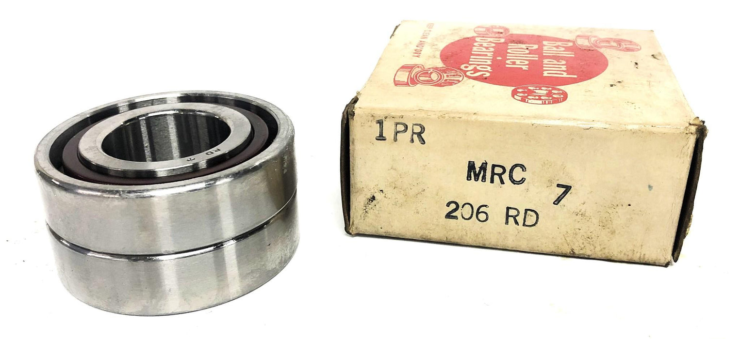 MRC Angular Contact Ball Bearing Pair 206-RD NOS
