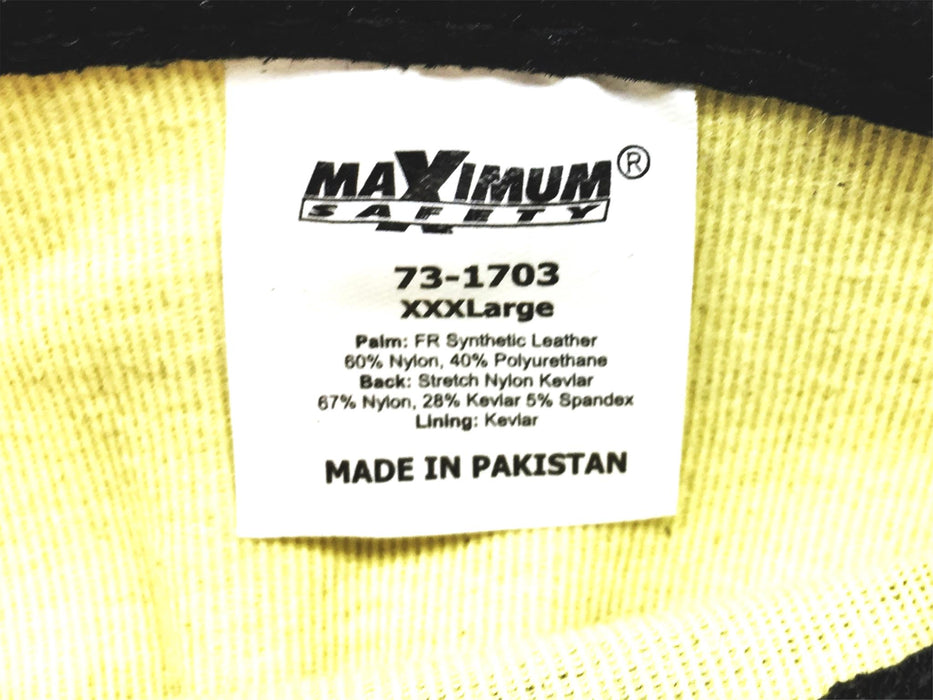 PIP Maximum Safety 1 Pair 3X-Large Cut Resistant Gloves 73-1703 NOS