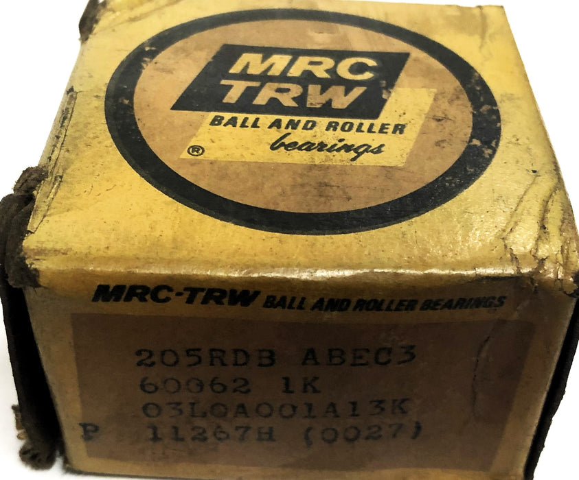 MRC ABEC3 Angular Contact Ball Bearing Duplex 205RDB NOS