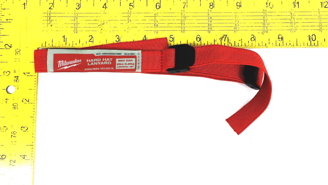 Milwaukee Hard Hat Lanyard With Loop 48-22-8801 [Lot of 12] NOS