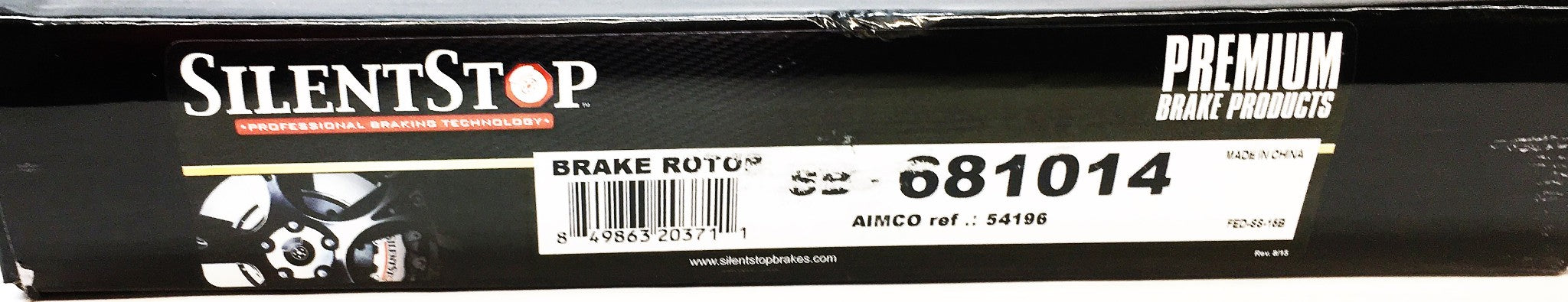 SilentStop Brake Rotor SB-681014 NOS