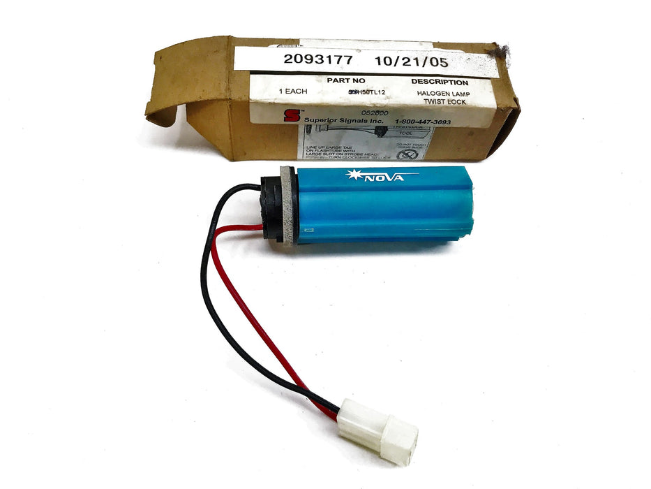 NOVA Halogen Twistlock Forklift Tube Strobe SYH50TL12 NOS