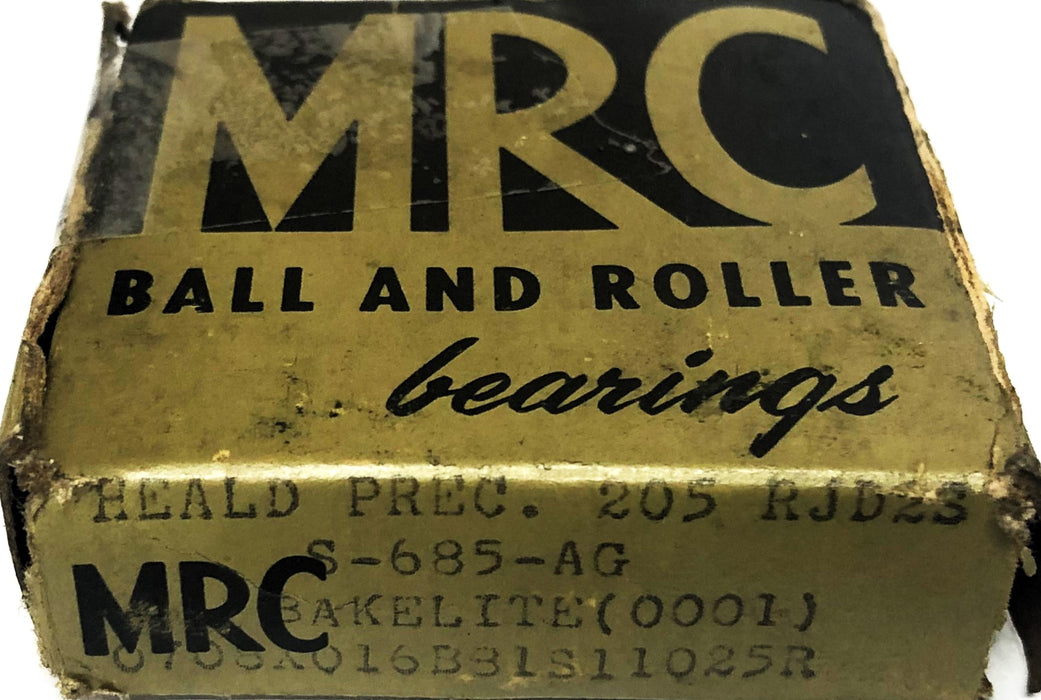 MRC HEALD Angular Contact Ball Bearing 205-RJD2S NOS