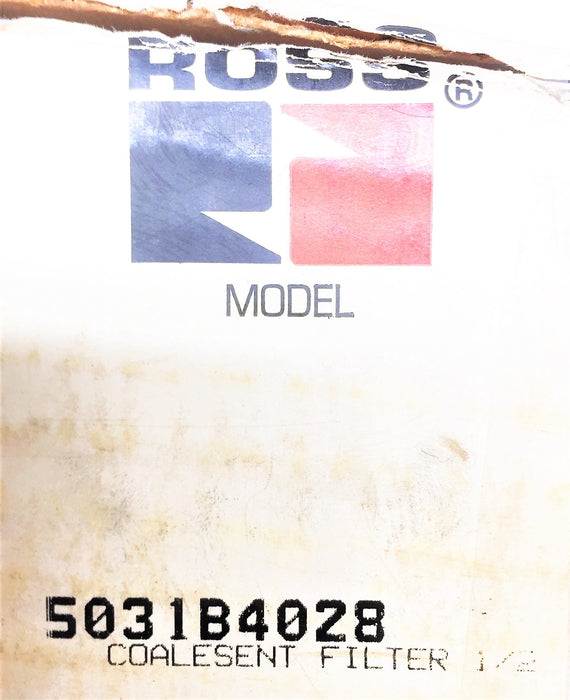 ROSS Air Coalescent Filter including Differential Gauge 5031B4028 NOS