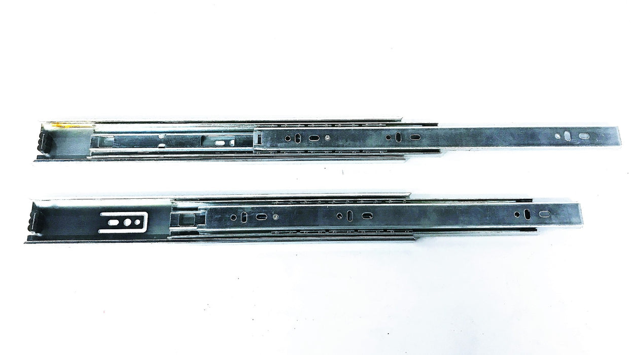Decorite Silver 14" 45mm Ball Bearing Drawer Slide Set 9014 NOS