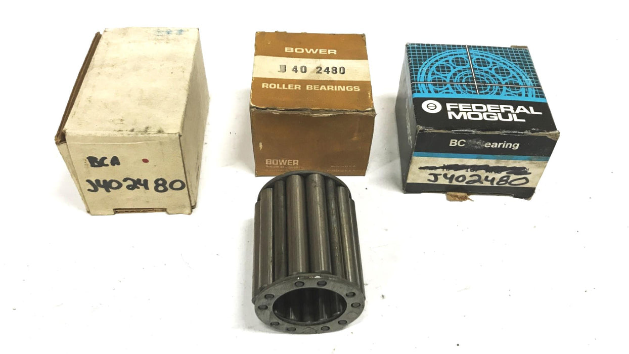Bower Needle Roller Bearing J40-2480 [Lot of 3] NOS