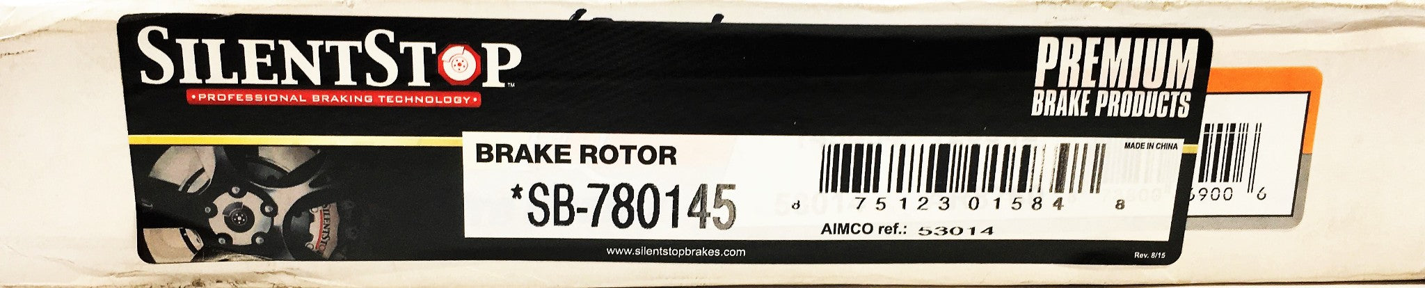 SilentStop Brake Rotor SB-780145 NOS